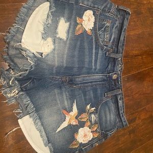 American Eagle high rise festival shorts. Size 4